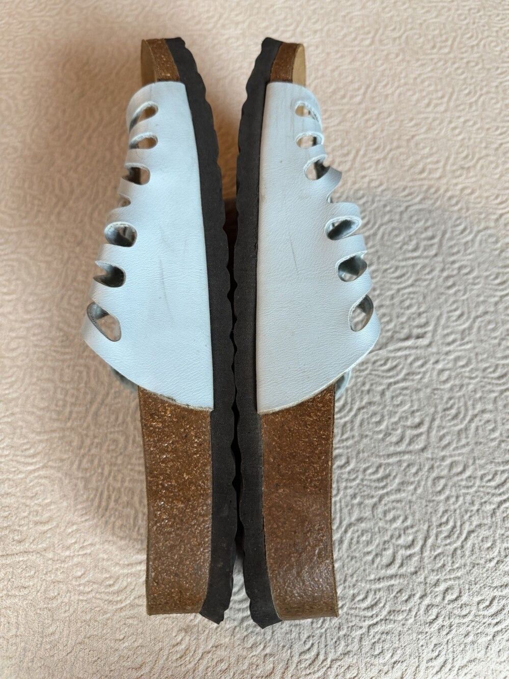 Betula by Birkenstock Sandals Womens 38 W 7 Granada Slide Blue Slip On - Picture 4 of 6